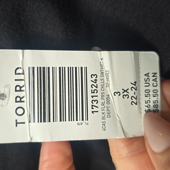 Torrid Black Floral Chalice Strapless Sweetheart Dress Black 3x New - Picture 10 of 12